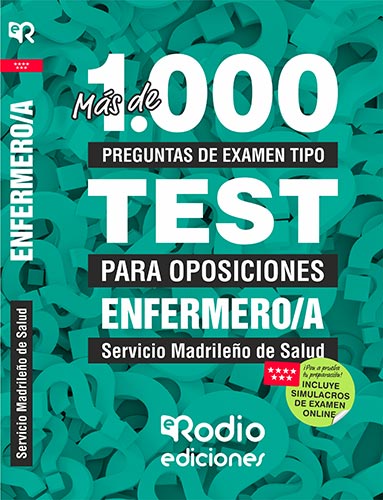 Test para oposiciones a enfermero del Servicio Madrileño de Salud SERMAS rodio