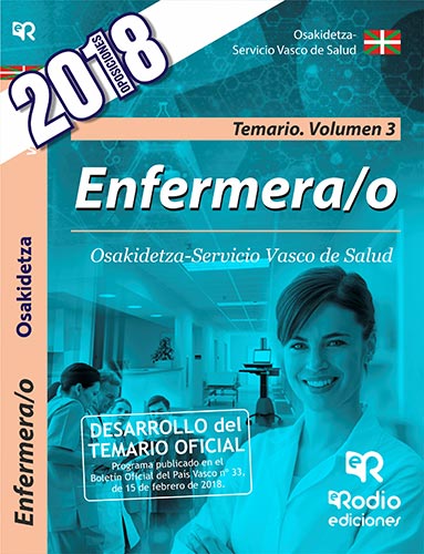 Temario oposiciones enfermera/o Servicio Vasco de Salud rodio