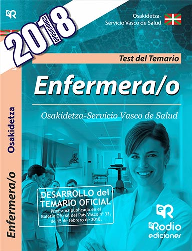 Test de temario oposiciones enfermero Servicio Vasco de Salud rodio