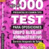 Test auxiliar administrativo de SALUD Aragón - Ediciones Rodio