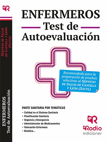 Enfermeros más de 3.000 Test de Autoevaluación. Servicio de Salud de Castilla y León rodio oposicines