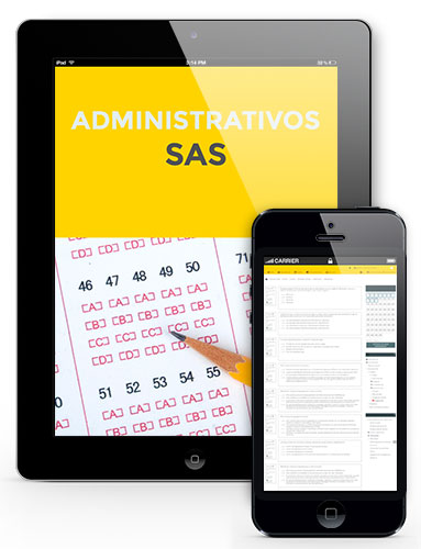 Suscripción Online. Test oposiciones Administrativo del SAS rodio