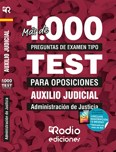 temarios oposiciones test auxilio judicial rodio