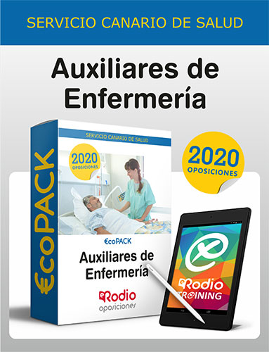 Pack Auxiliar de Enfermería Canarias oposiciones Ediciones Rodio