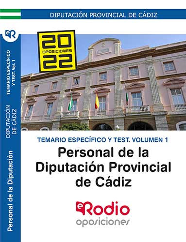 Temario oposiciones. Auxiliar Administrativo Diputación de Cádiz.