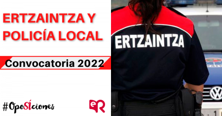 Ertzaintza: Convocadas 500 plazas OPE 2018.