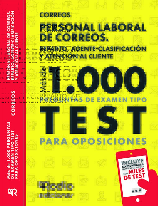Correos 2023-24 Más de mil test de examen Personal Laboral
