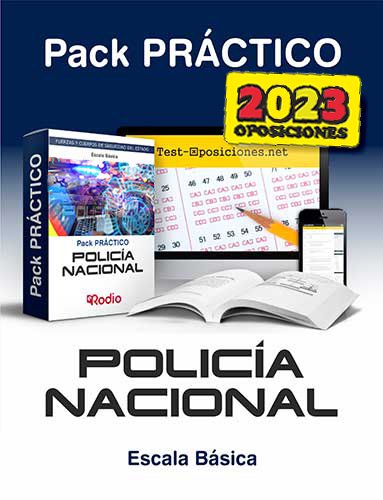 Pack Práctico 2023. Policía Nacional Escala Básica