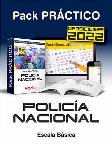 Pack Práctico 2022. Policía Nacional Escala Básica. Oposiciones Rodio