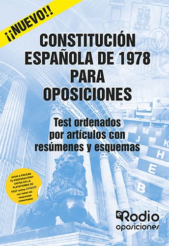 CONSTITUCIÓN ESPAÑOLA DE 1978 PARA OPOSICIONES