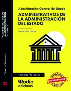 Administración General del Estado: Fechas para Administrativos y Auxiliares 2018/2019.